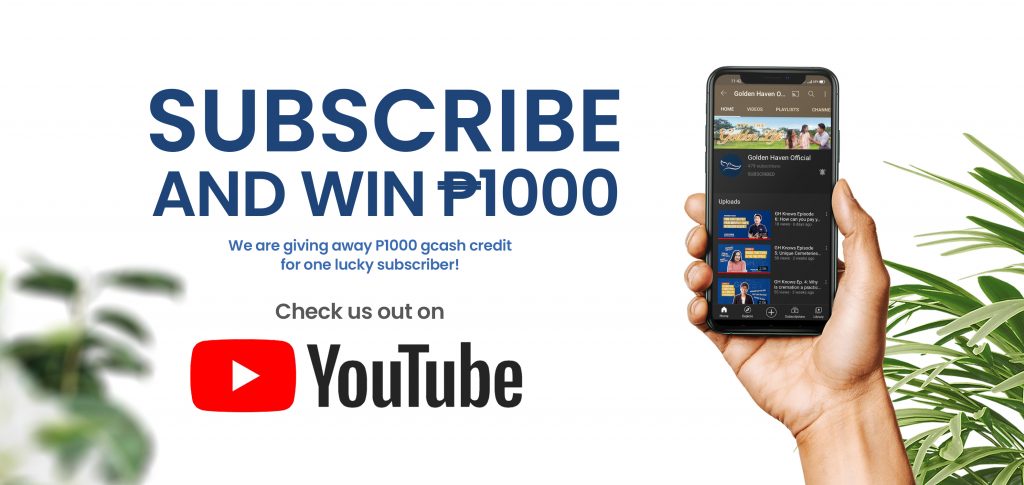 Subscribe and win P100 GCash Credit